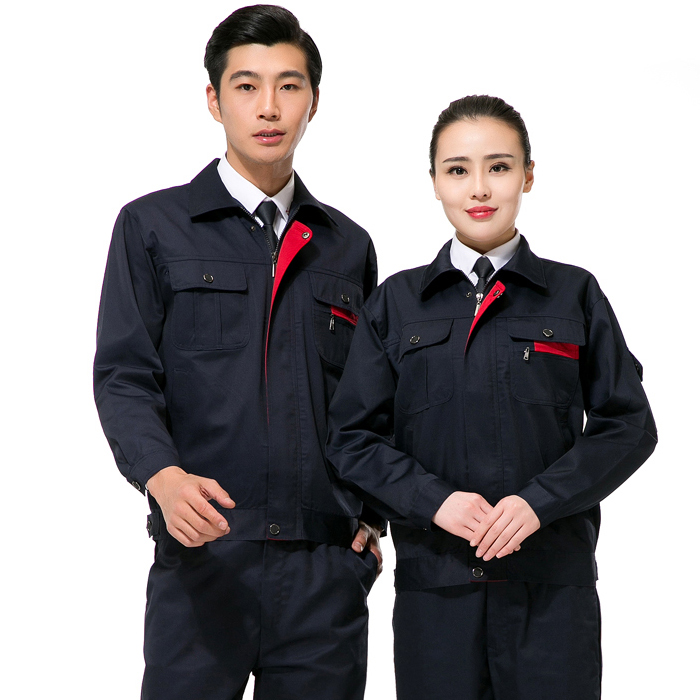 秋冬工作服定做，滌棉面料